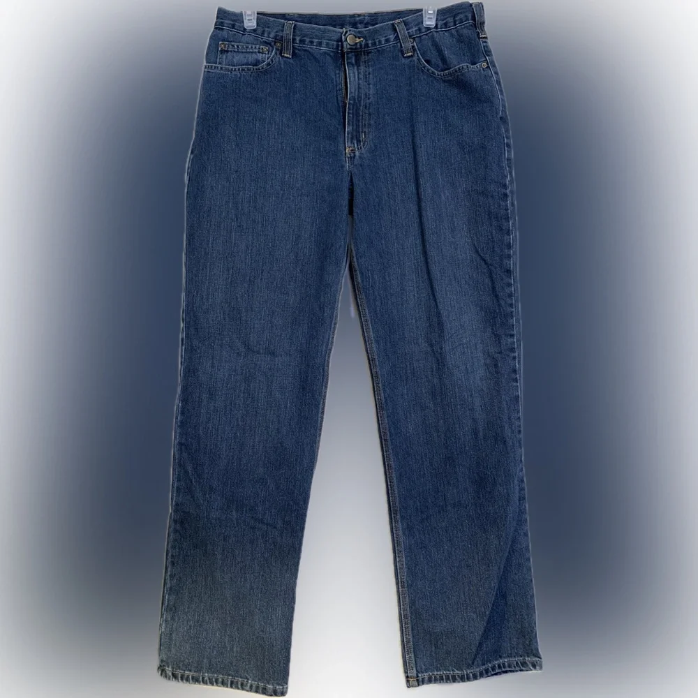 Carhartt Relaxed Fit Straight Leg jeans 101483 Holter Bedrock color sz 38x34 men